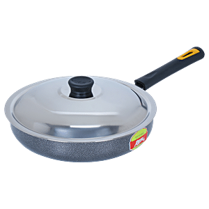 New Aluminum Cooking Wok, Indian Kadai, Deep Frying Pan, 6 Liter