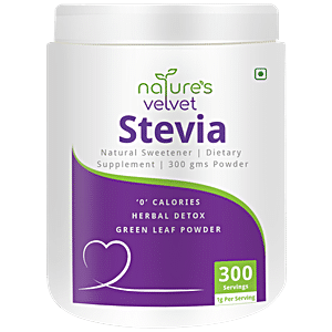 Buy Natures Velvet Stevia Leaf Powder - Natural Sweetener & Herbal Detox  Online at Best Price of Rs 390 - bigbasket