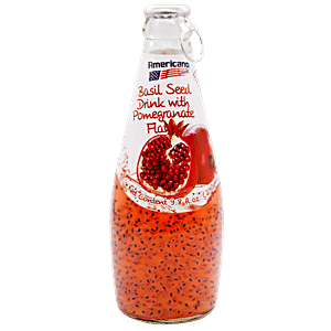 Buy Americana Basil Seed Drinks Pomegranate 290 Ml Online At Best