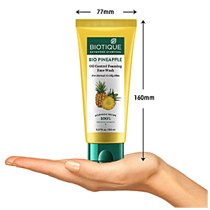 Biotique Bio Pineapple Oil Control Foaming Face Wash Natural Ingredients,  150Ml