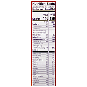 General Mills Cheerios Honey Nut Cereal Mega Size, 1 lb 13.4 oz