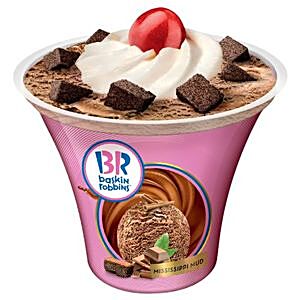 Ice cream BASKIN ROBBINS Blueberry bucket, 1 l - Delivery Worldwide