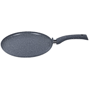 Home Puff Pre-Seasoned Super Smooth Cast Iron Tawa for Dosa/Roti, Naturally  Non-Stick Loha