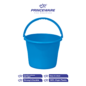 Buy Princeware Plastic Bucket - For Bathing/Cleaning, With Handle, Frosty  Pink Online at Best Price of Rs 59 - bigbasket