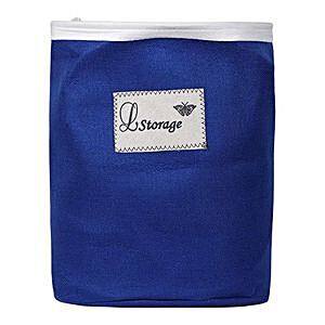 Buy DP Clothes-Storage-Laundry Bag, Fabric - Navy Blue & Off White, Leaf  PrintN BlueÂ BB 550 Online at Best Price of Rs 349 - bigbasket