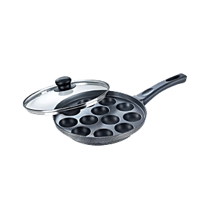 Stainless Steel Heavy Base Flat Bottom Kadai (1600 ml) With lid for Kitchen  Deep Frying Cooking