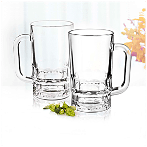 Buy Gusto Cool Beer Mugs, 2PCS Set, 335ML Online - Treo by Milton