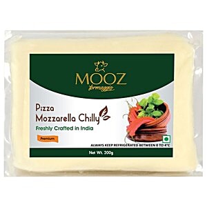 Buy Mooz Garlic Chilly Pizza Mozzarella Cheese Premium Online At