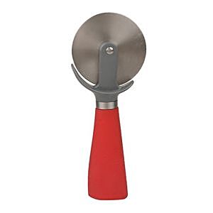 1pc Stainless Steel Rolling Pizza Cutter For Home Kitchen. Double-wheel  Pizza Cutter, Double-wheel Western Cake Cutter, Baking Gadgets.