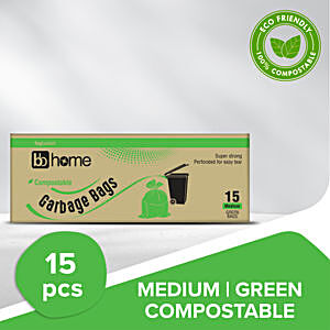 Buy NaturePac Garbage Bag - Large, Green, Biodegradable Online at Best  Price of Rs 130 - bigbasket