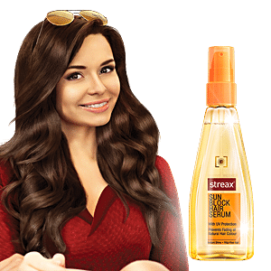 streax sunblock hair serum