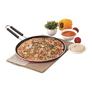 Iron Dosa Tawa, Pizza Pan, Roti Tawa with Ladle, 28cm