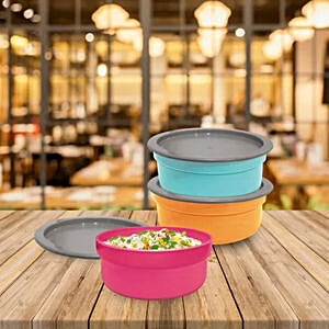 Plain Silver Round Tin Container, For Food at best price in Saharanpur