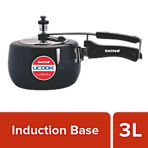 Buy United Hard Anodised Inner Lid Pressure Cooker Induction Base Black Online at Best Price of Rs 995 bigbasket