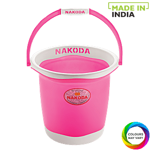 Buy Nakoda Pixel Plastic Designer Bucket Assorted Colour Online At Best Price Of Rs