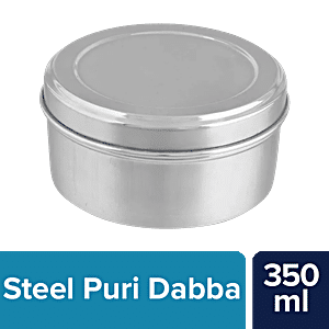 Stainless Steel Dabba-Storage Containers 400ml-500ml-750 ml Set