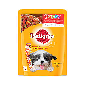 Pedigree chicken 2025 and liver chunks