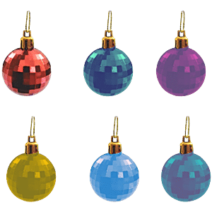 Pahal Christmas Decoration Bells, 12 pcs