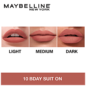 maybelline bday suit on