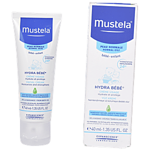 Mustela Hydra Bébé Crème Visage Peau Normale 40ml