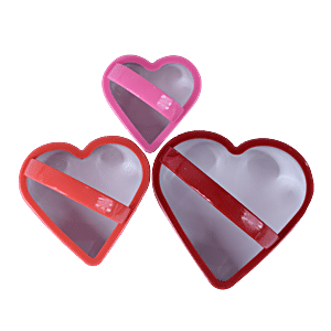 2pcs 15-slot Heart-shaped Chocolate Molds, Silicone Valentine's