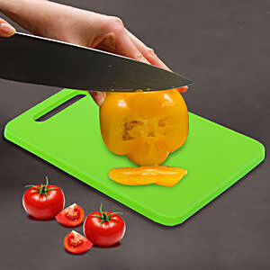 Buy Anjali Chopping/Cutting Board - For Fruits & Vegetable, Green, Plastic,  10mm Thickness Online at Best Price of Rs 249 - bigbasket
