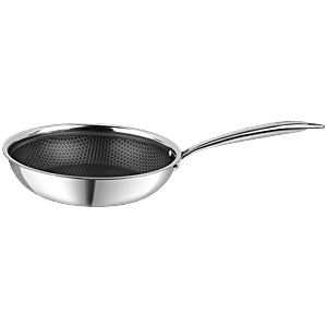 BERGNER Argent Triply Stainless Steel Tadka Pan with Stay Cool