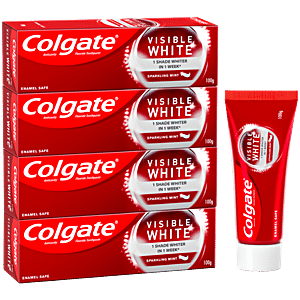 Buy Colgate Visible White Whitening Toothpaste 200 g + O2 Toothbrush ...