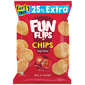 Buy Fun Flips Potato Chips - Tangy Tomato Online at Best Price of Rs 5. ...