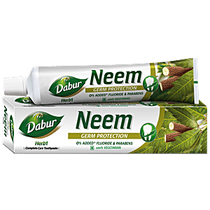 dabur neem toothpaste ingredients