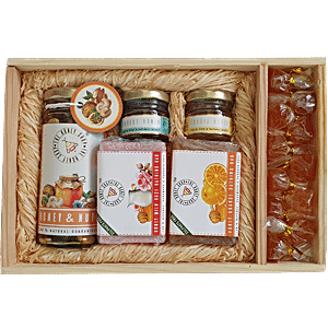 The Honey Shop Honey With Dry Fruits Like Figs, Raisins & Nuts, 300 g