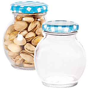 Buy Yera Transparent Small Glass Jar with Printed Lid 200 ml (4 pcs) Online  at Best Prices in India - JioMart.