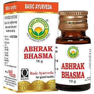 Buy Baidyanath Nagpur Abhrak Bhasma (Shatputi) - For Cough, Cold Online ...