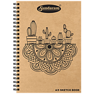 Buy Sundaram A5 Sketch Book - 100 Pages, Assorted Online at Best Price of Rs  70 - bigbasket