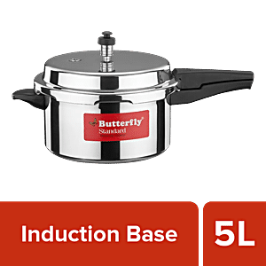 Butterfly standard aluminium best sale pressure cooker 10 litre