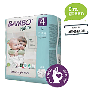 Buy Bambo Nature Diapers - With Wetness Indicator, Size 4, L, Breathable,  Eco Friendly Online at Best Price of Rs 1099 - bigbasket