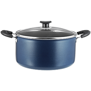 24cm / 2.2L Casserole Dish, Induction Saucepan with Lid Stock Pots Blue  Diamond