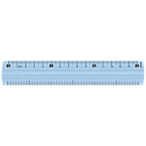 Plastic Creative Flexible Soft Ruler Safety PVC Scale Ruler for