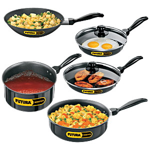 Hawkins Futura Non-Stick Tawa, Frypan, Frying Pan, 22cm, NT22