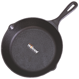 Pre-Seasoned Cast Iron Appam Pan 8 Inch, 20 cm