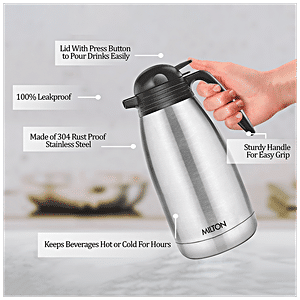 New Milton Thermosteel 24 Hours Hot and Cold Water Bottle, 1(LITRE