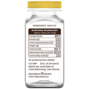 MilkLane Pure Desi Cow Ghee Aromatic Omega 3 6 Rich 500 ml