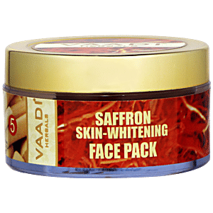 Buy Vaadi Saffron Skin Whitening Face Pack Reduces Fine Lines