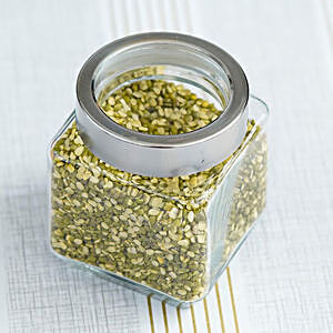 1pc Clear Grain Storage Jar