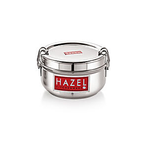 Hazel Steel Tiffin Box For Office  Stainless Steel Lunch Box, 500