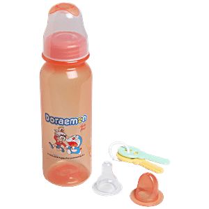 Baby Sipper or Water, Milk Feeding 150 ml Bottle with Combo of Young Baby  Drinking water