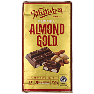 Buy WHITTAKERS Almond Gold - 33% Cocoa, Milk Chocolate Bar Online at ...