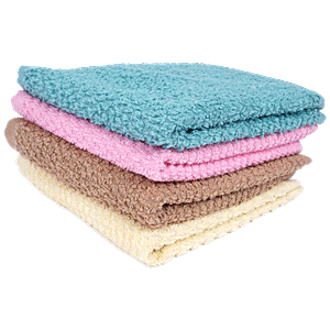 4PCS Fluffy Kitchen Rags Duster Cleaning Cloth Absorbent Dish