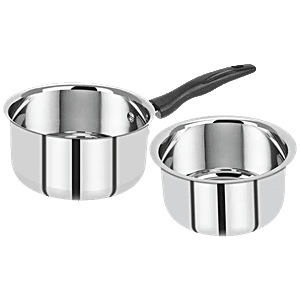 1pc Glass Saucepan with Cover, 1.9L Heat-resistant Glass Stovetop