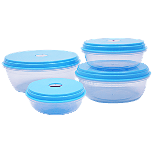 Buy Unica Tenaz Round Vent Lid Bowl Set - Airtight Storage,For Kitchen ...